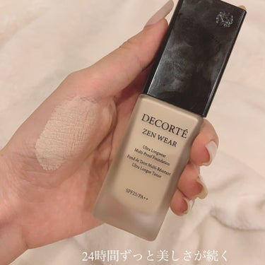 DECORTÉ ゼン ウェア フルイドのクチコミ「@cosmeベストコスメアワード2022
ベストリキッドファンデ第2位

──────────.....」（3枚目）