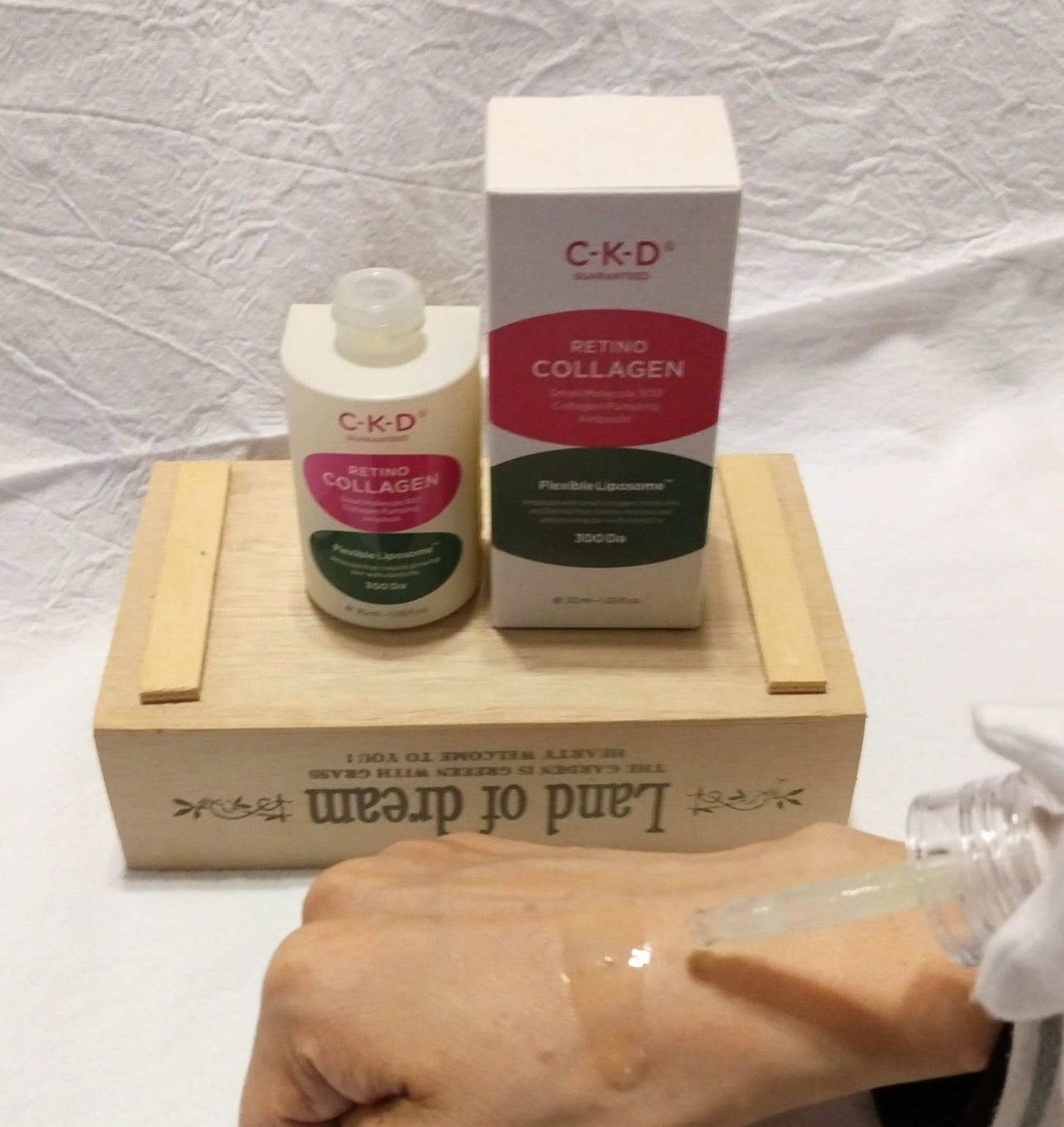 レチノコラーゲン低分子300パンピングアンプル/CKD/美容液を使ったクチコミ(1枚目)
