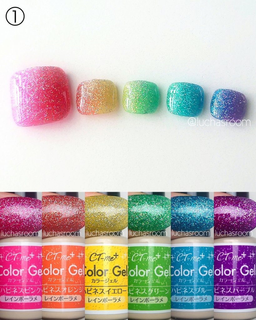 るか @luchasroom on LIPS 「この夏の新色で♡キラキラフットネイル👣✨クレヨンタッチミーの新..」(3枚目)