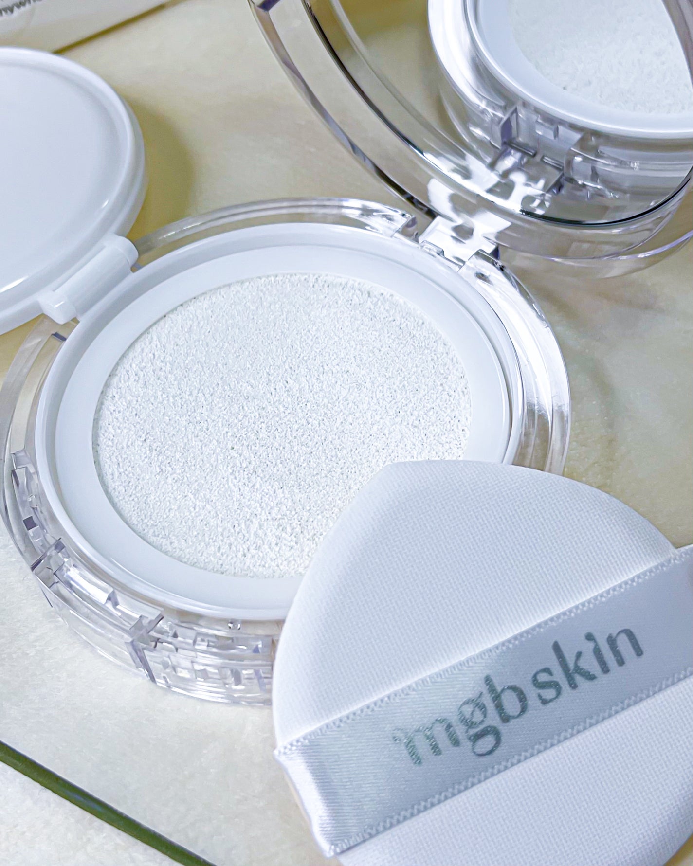 グロウ サン クッション/mgb skin/クッションファンデーションを使ったクチコミ(6枚目)