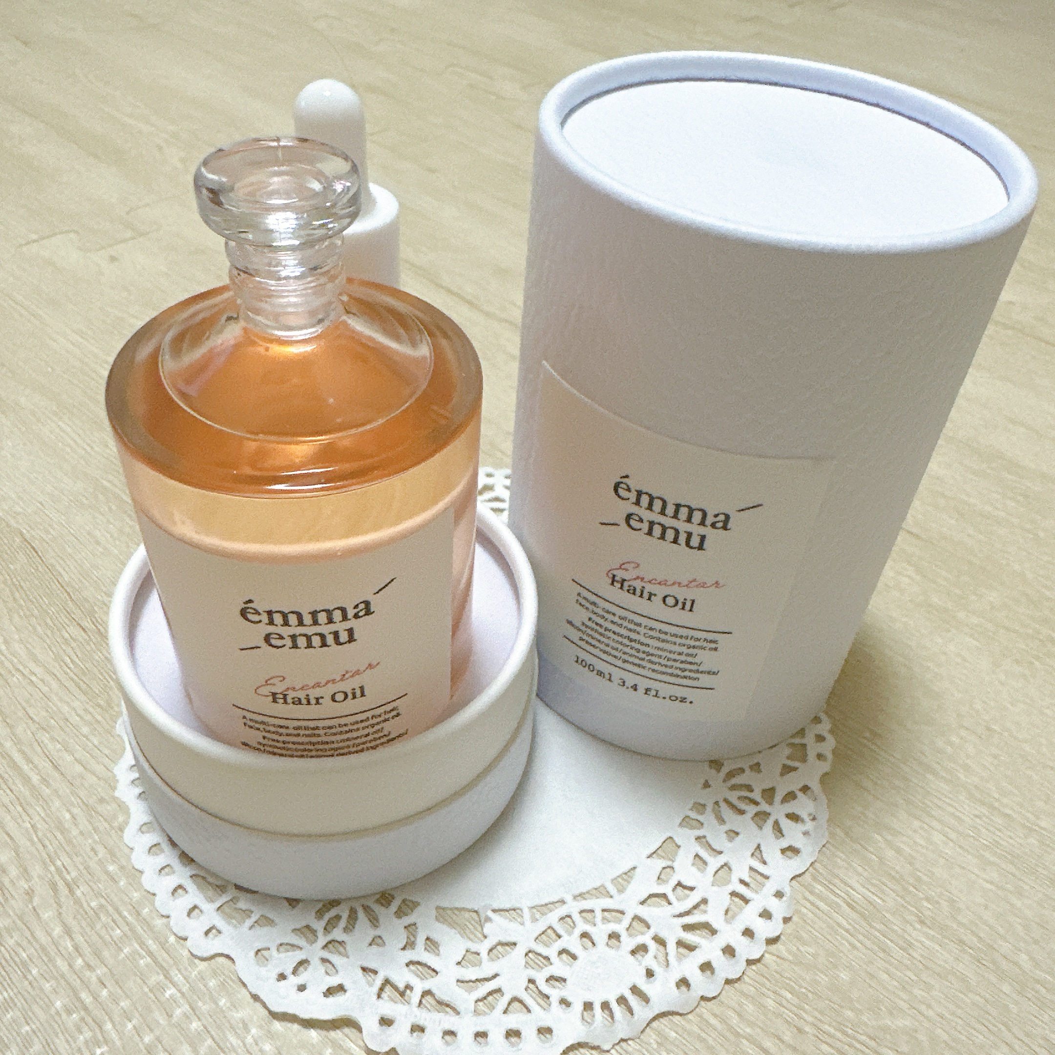 エンカンタールヘアオイル ピオニー＆ムスク/emma emu/ヘアオイルを使ったクチコミ（2枚目）