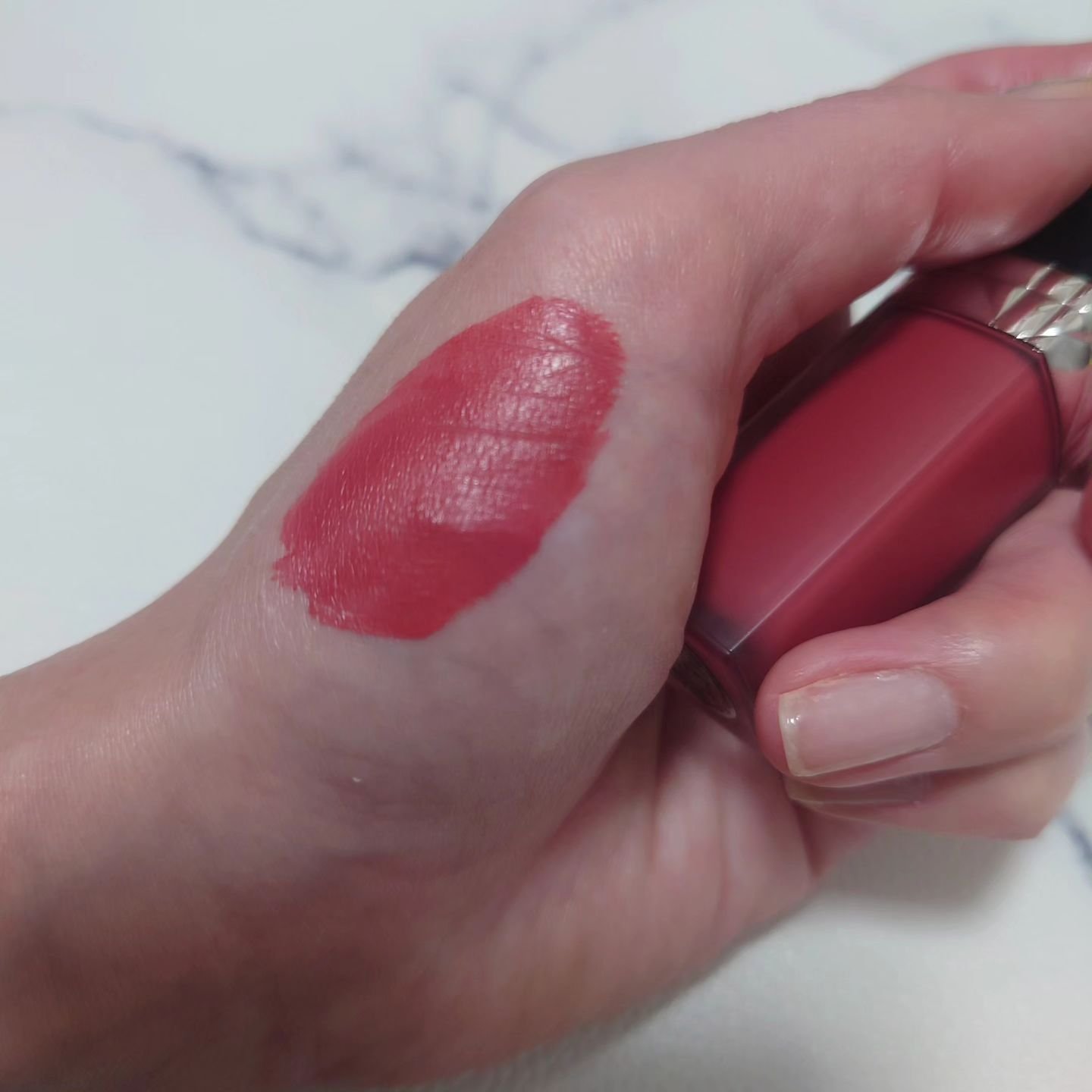 ルージュ ディオール フォーエヴァー リキッド/Dior/口紅を使ったクチコミ（2枚目）