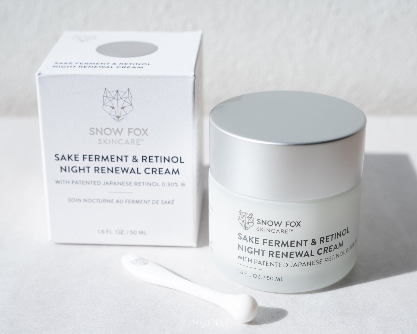 SAKE ナイトクリーム/SNOW FOX SKINCARE/フェイスクリームを使ったクチコミ(2枚目)