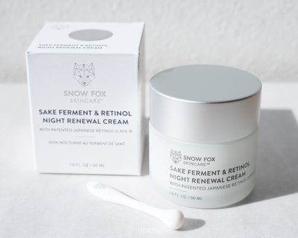 SAKE ナイトクリーム/SNOW FOX SKINCARE/フェイスクリームを使ったクチコミ(2枚目)