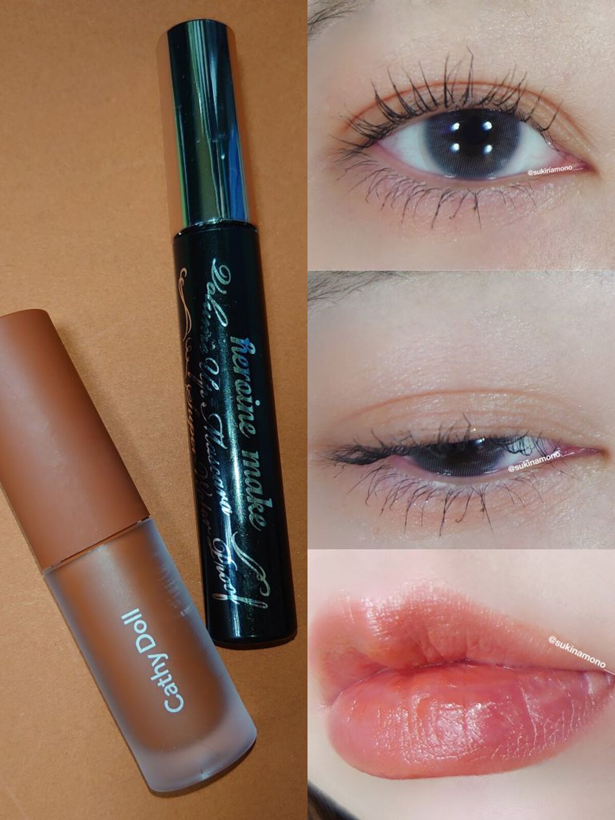 リップアンドチーク ヌードマットティント/CathyDoll/リップティントを使ったクチコミ（3枚目）