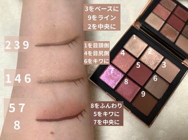 アンインヒビテッド アイシャドーパレット/NARS/アイシャドウパレットを使ったクチコミ（3枚目）