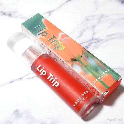 リップトリップフレンチガーデン/FAUX PAS PARIS/口紅を使ったクチコミ(4枚目)