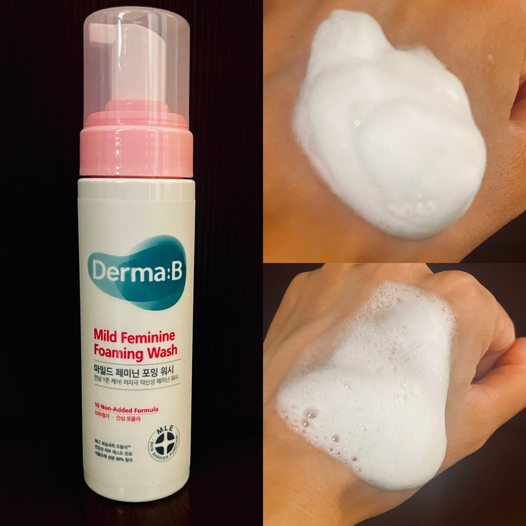 マイルドフェミニンフォーミングウォッシュ/Derma:B/デリケートゾーンケアを使ったクチコミ（1枚目）