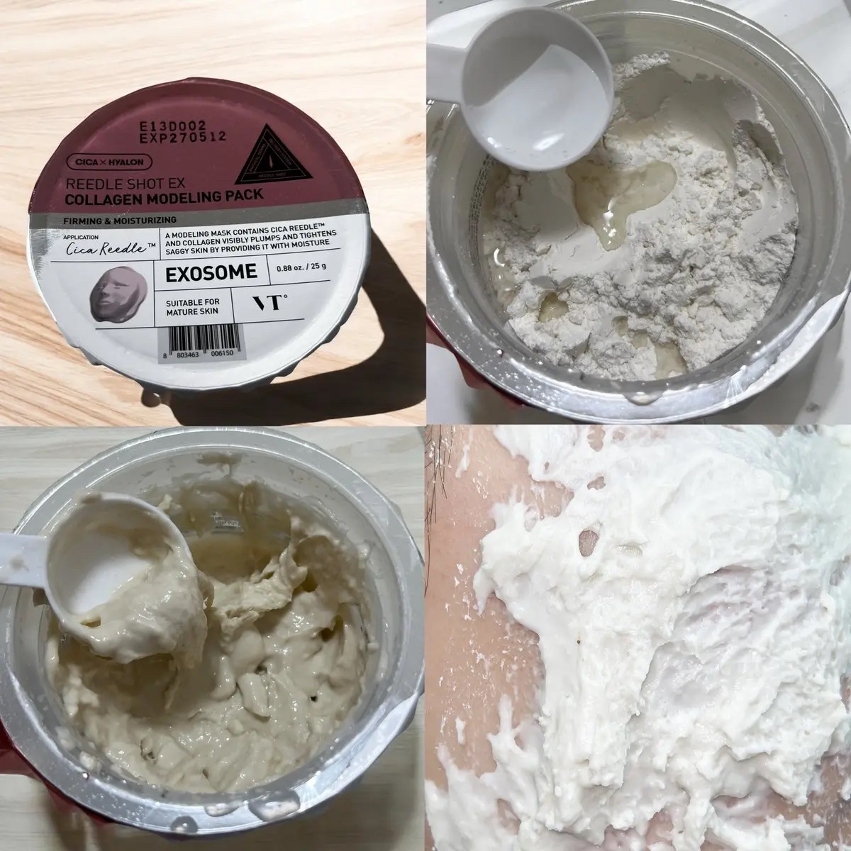 リードルショットEX コラーゲンモデリングパック/VT/シートマスク・パックを使ったクチコミ（1枚目）