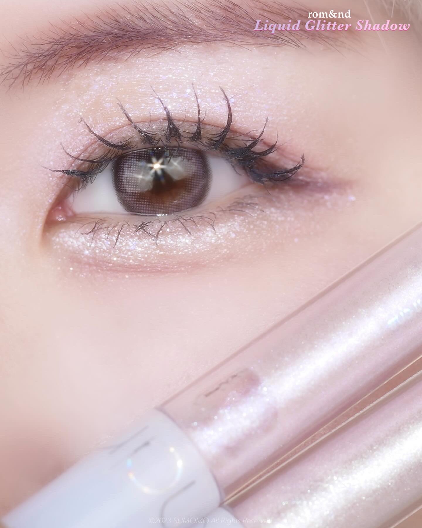 リキッド グリッター シャドウ/rom&nd/グリッターを使ったクチコミ（2枚目）