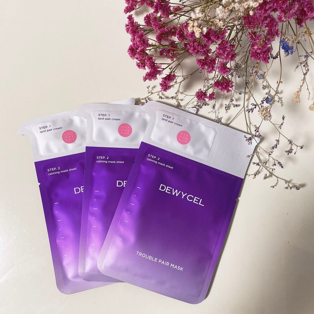 トラブルペアーマスク/DEWYCEL/シートマスク・パックを使ったクチコミ(1枚目)