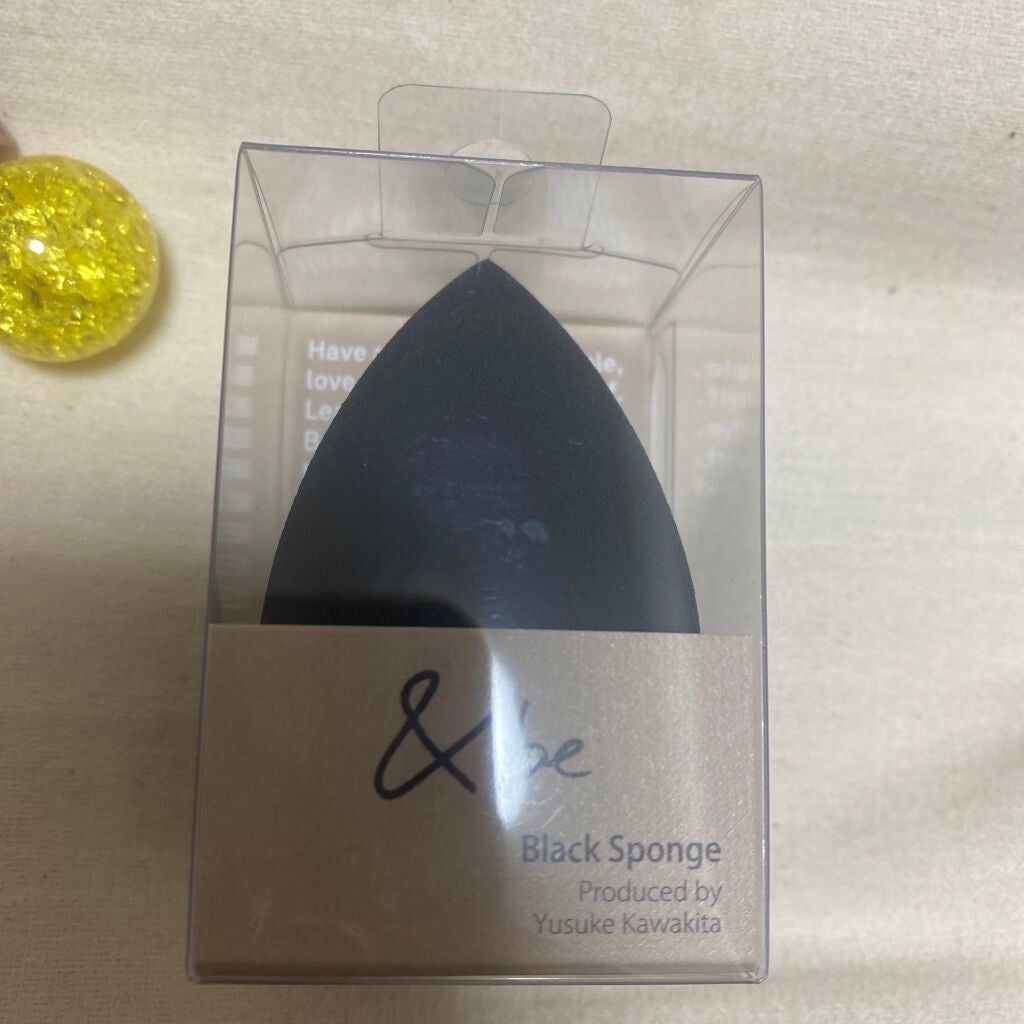 &be ブラックスポンジ/&be/パフ・スポンジを使ったクチコミ(1枚目)