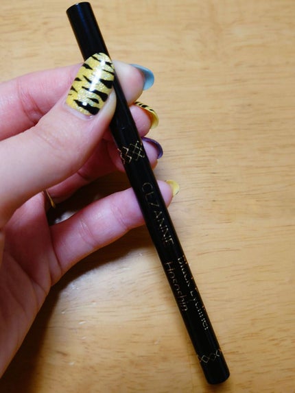 ブラックアイライナー細芯/CEZANNE/リキッドアイライナーを使ったクチコミ(6枚目)