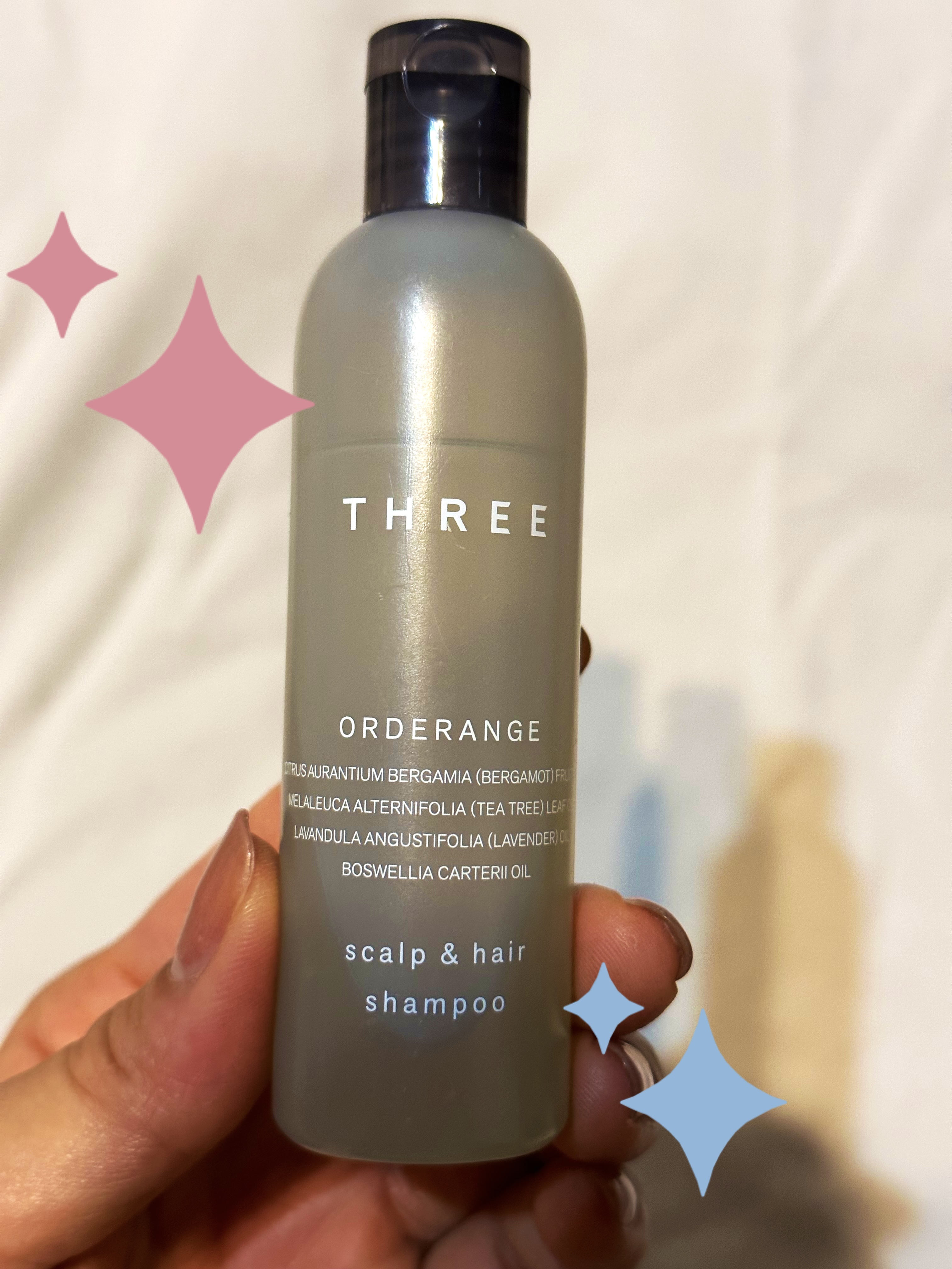 スキャルプ＆ヘア  オーダレンジ シャンプー/コンディショナー Ｒ/THREE/市販シャンプーを使ったクチコミ（1枚目）