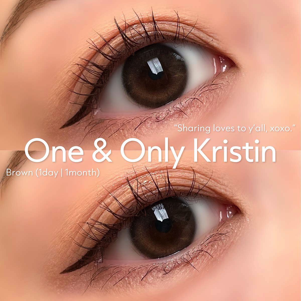 One & Only Kristin/Hapa kristin/カラーコンタクトレンズを使ったクチコミ（2枚目）