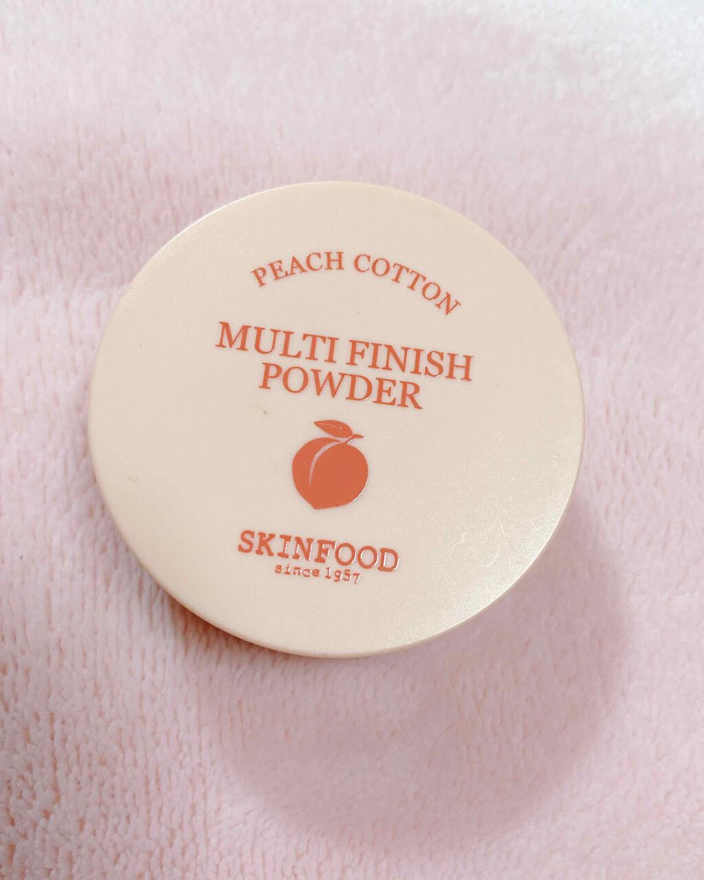 ピーチコットン マルチフィニッシュパウダー/SKINFOOD/ルースパウダーを使ったクチコミ(1枚目)