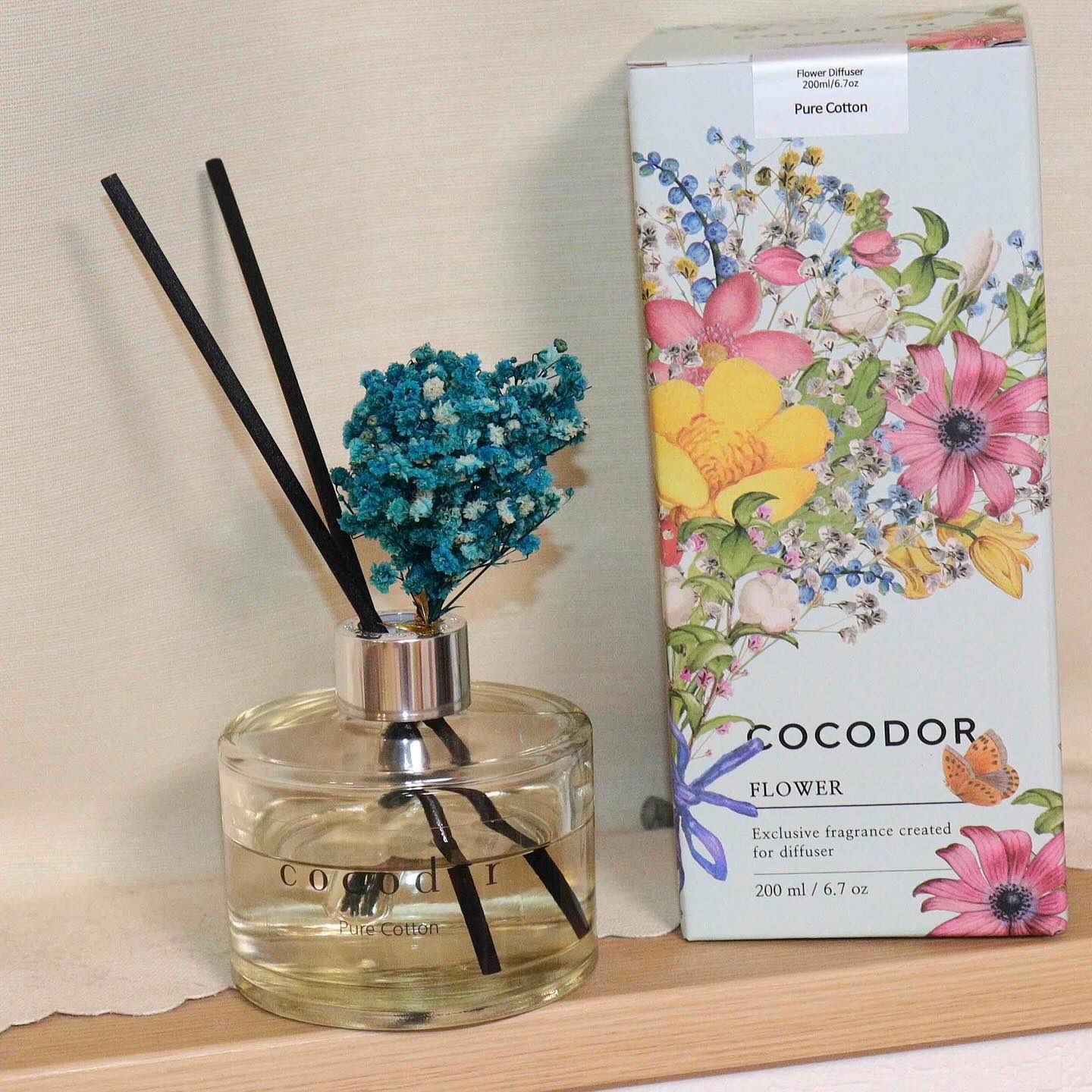 フラワーディフューザー 200ml - Refreshing Air (リフレッシングエアー)/COCODOR/ルームフレグランスを使ったクチコミ（2枚目）