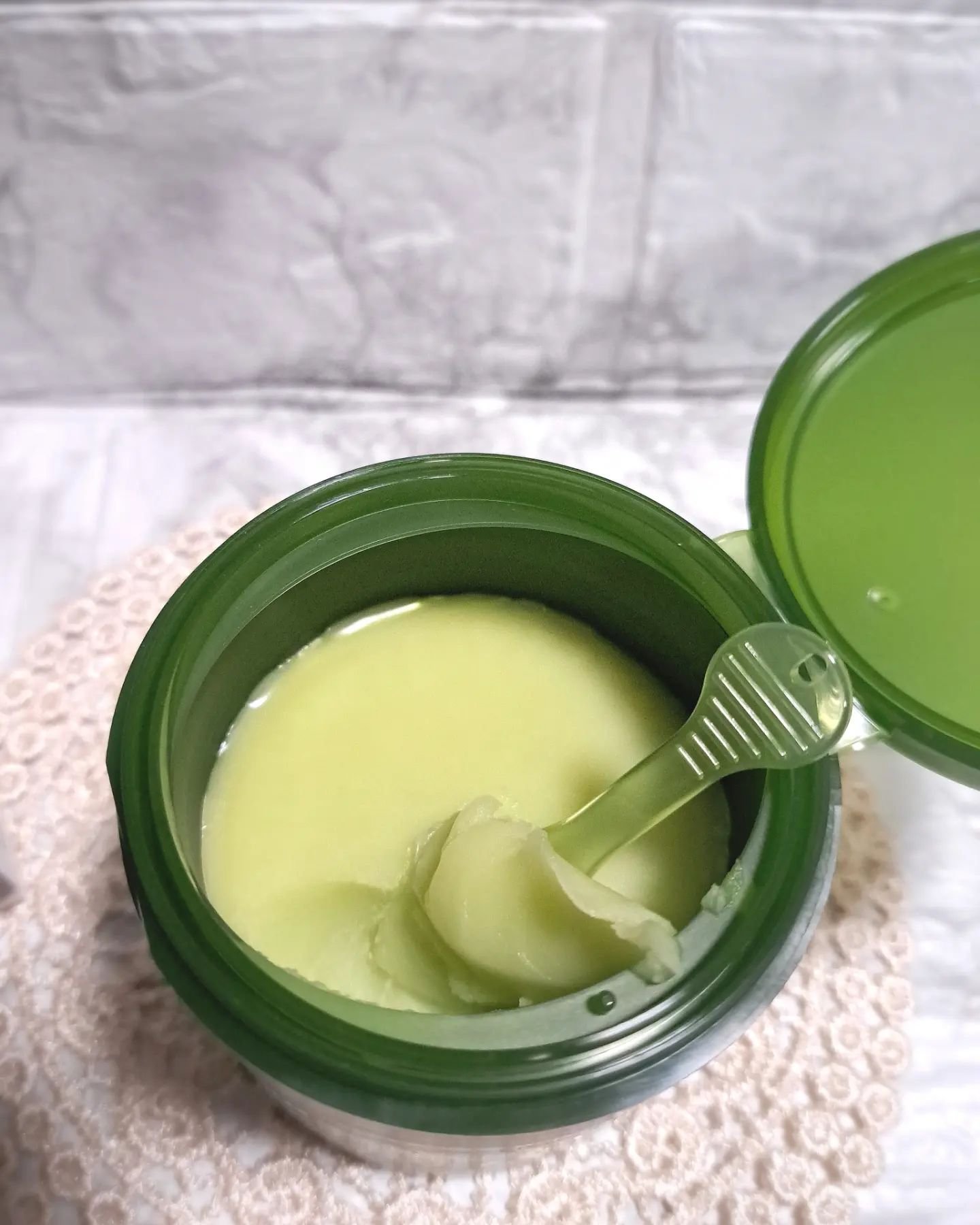 グリーンディープポアクレンジングバーム/Dr.G/クレンジングバームを使ったクチコミ（2枚目）