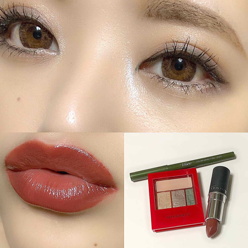 アクセントカラーアイズ CC/インテグレート/アイシャドウパレットを使ったクチコミ（1枚目）