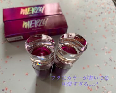 オーロラ デュイ ティント/MERZY/口紅を使ったクチコミ（2枚目）