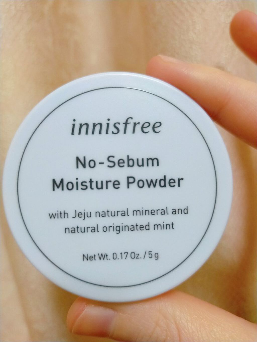 ノーセバム モイスチャーパウダー/innisfree/プレストパウダーを使ったクチコミ（1枚目）