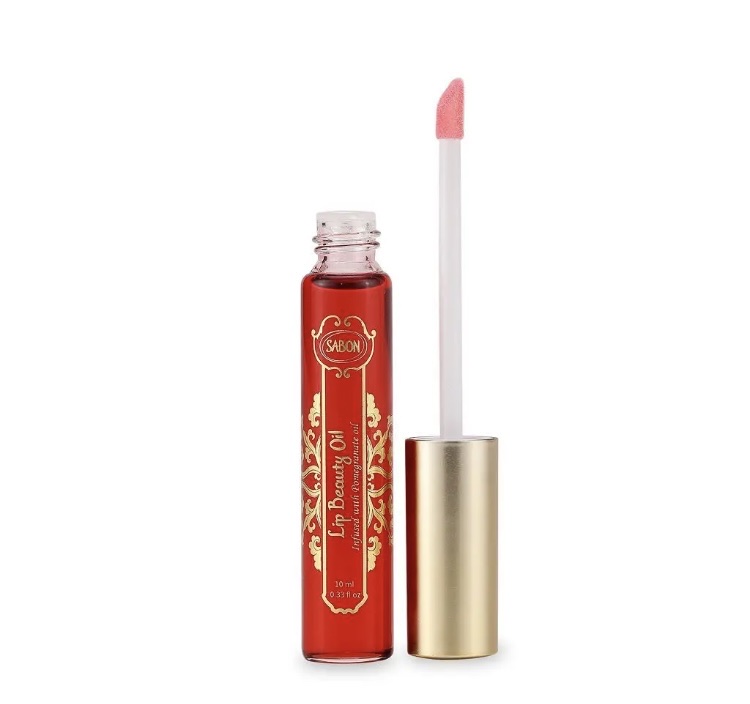 リップビューティーオイル レッド・ポメグラネイト/SABON/リップグロスを使ったクチコミ（1枚目）