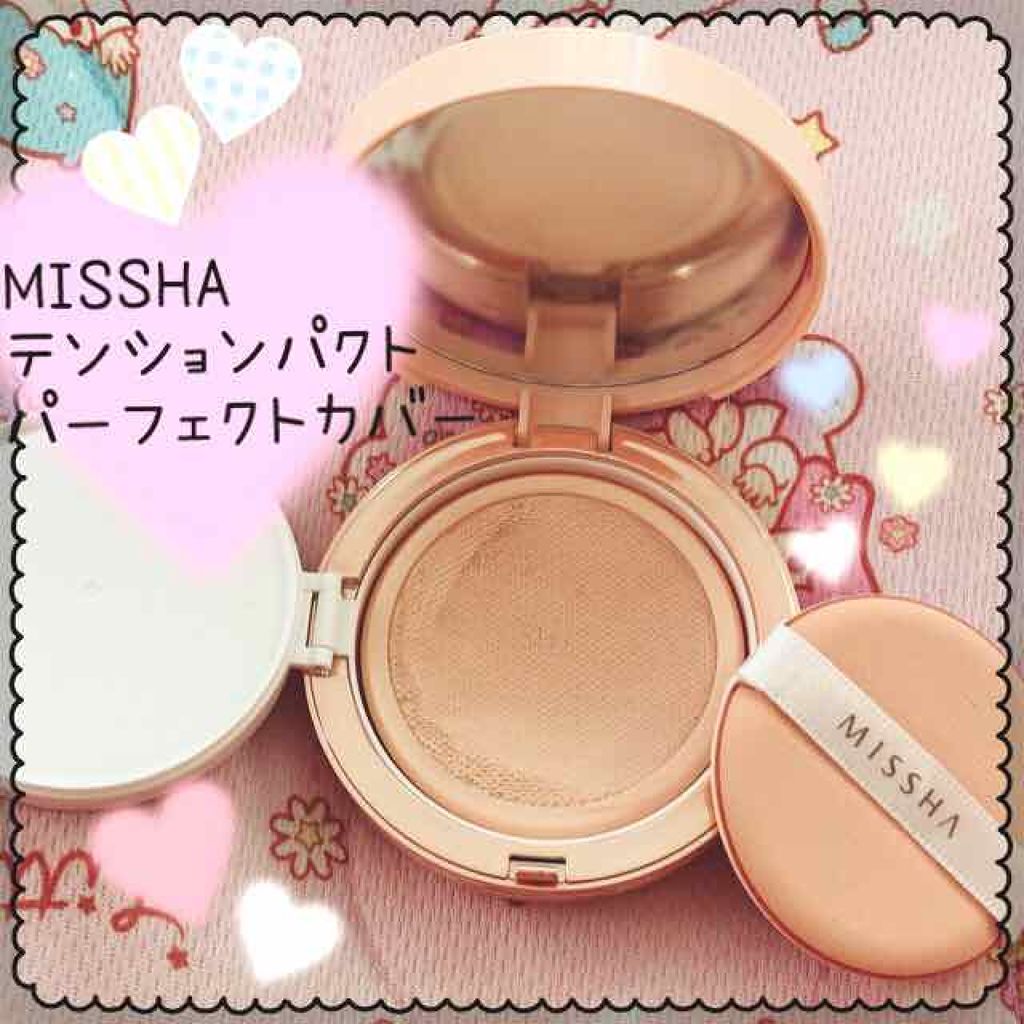 ザ オリジナル テンションパクト パーフェクトカバー/MISSHA/クリーム・エマルジョンファンデーションを使ったクチコミ(1枚目)