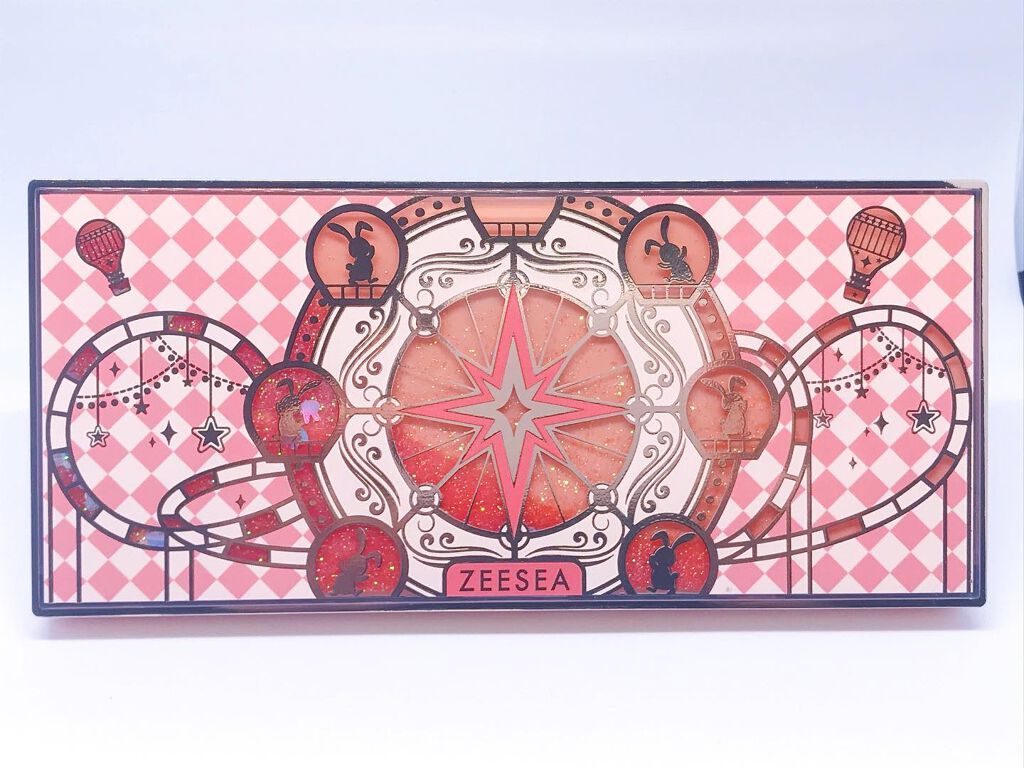 ZEESEA「ファンタジーパーク」12色アイシャドウパレット J04スカイホイール/ZEESEA/アイシャドウパレットを使ったクチコミ（1枚目）