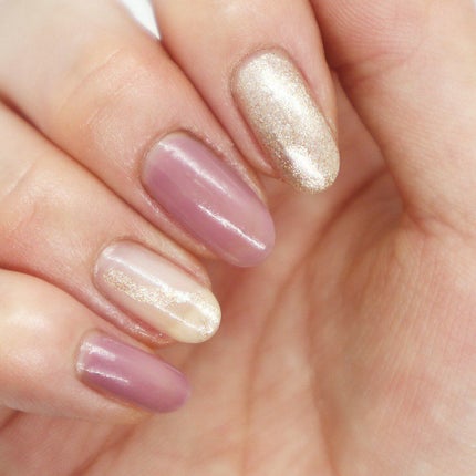 グロッシーコート/スキューズミー/オールインワンネイルを使ったクチコミ(5枚目)