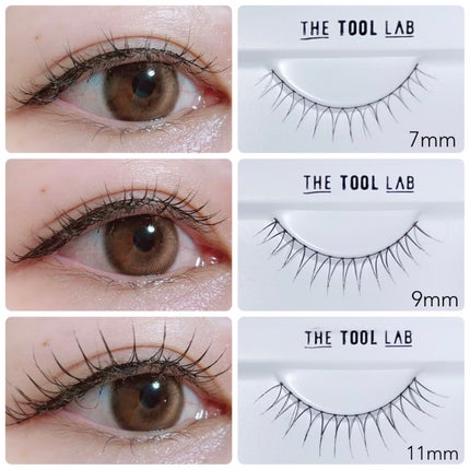 ハッピーリム アイラッシュ ナチュラル/THE TOOL LAB/つけまつげを使ったクチコミ(3枚目)
