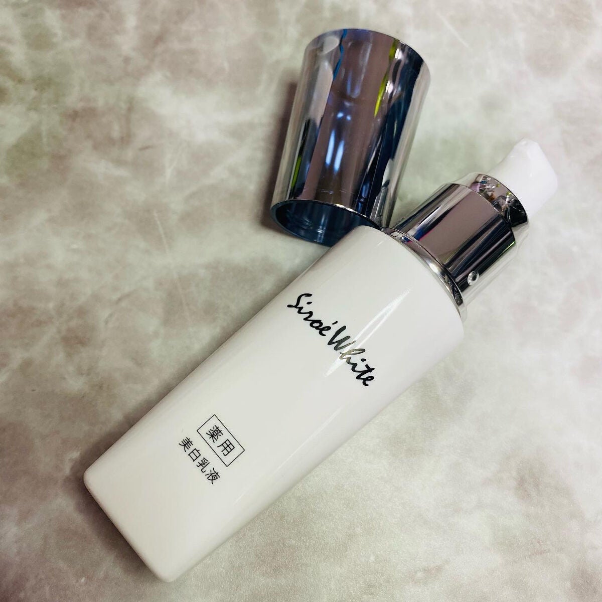 Shiroe White Medicated White Emulsion(シロエホワイト 薬用美白乳液)/ナノエッグ/乳液を使ったクチコミ(5枚目)