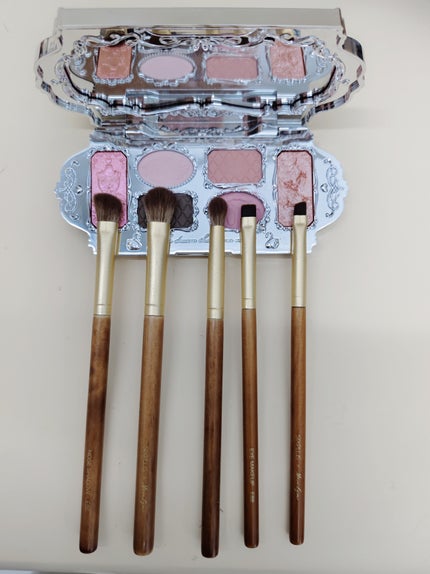 SIXPLUS X MARILYN 10本メイクアップブラシセット/SIXPLUS/メイクブラシを使ったクチコミ(4枚目)