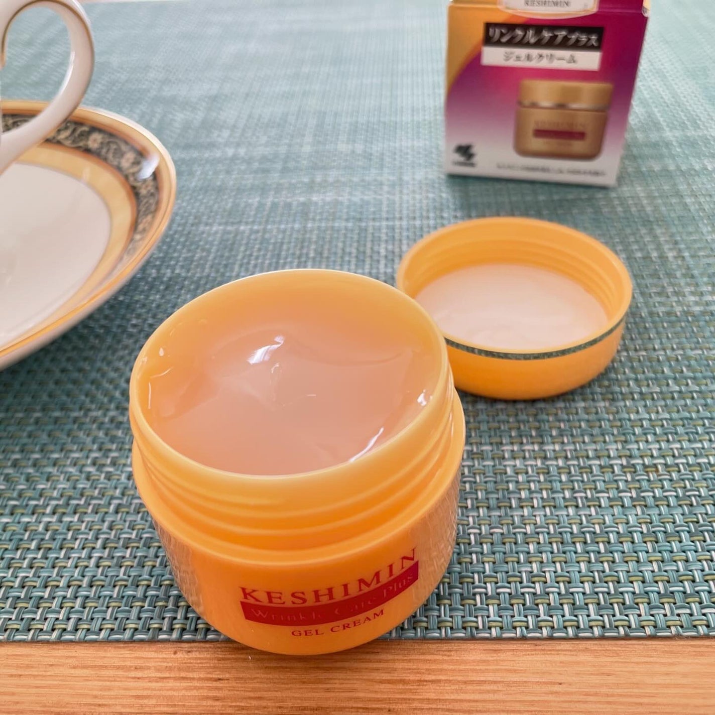 リンクルケアプラスジェルクリーム/ケシミン/フェイスクリームを使ったクチコミ(4枚目)