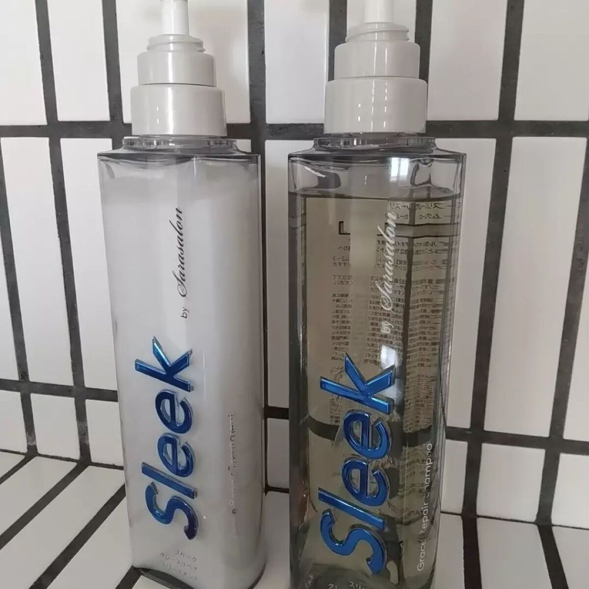 グレースリペアシャンプー/トリートメント/スリーク by サラサロン/市販シャンプーを使ったクチコミ(3枚目)