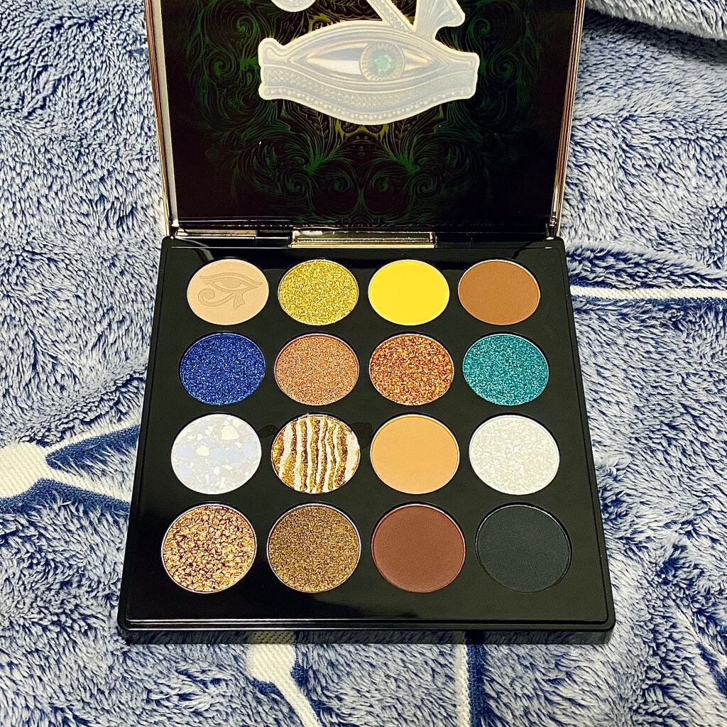 大英博物館 エジプトシリーズ アイシャドウパレット/ZEESEA/アイシャドウパレットを使ったクチコミ(4枚目)