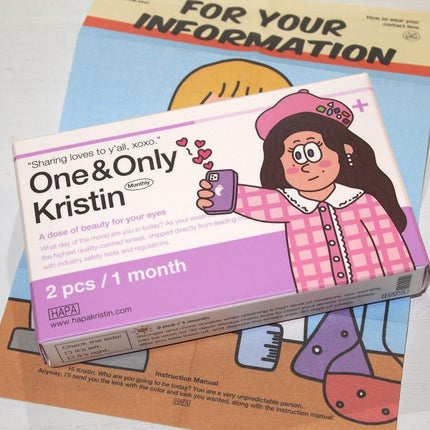 One & Only Kristin/Hapa kristin/カラーコンタクトレンズを使ったクチコミ(5枚目)