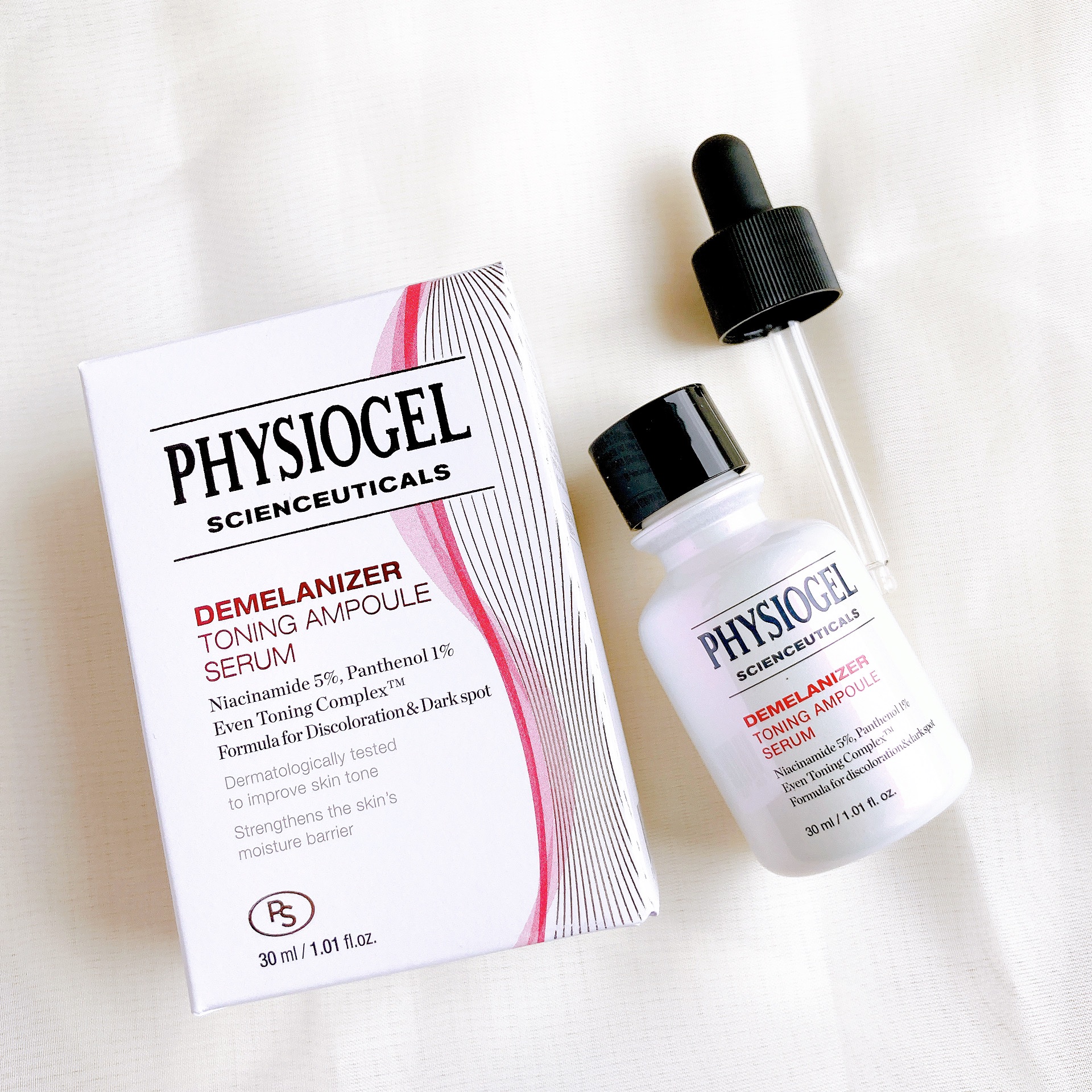 ディメラナイザートーニングアンプル/PHYSIOGEL/美容液を使ったクチコミ（2枚目）