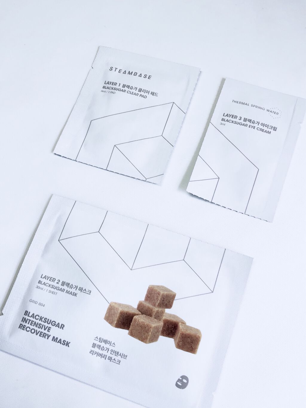 ブラックシュガーインテンシブリカバリーマスク (10枚入り)/STEAMBASE/シートマスク・パックを使ったクチコミ（2枚目）