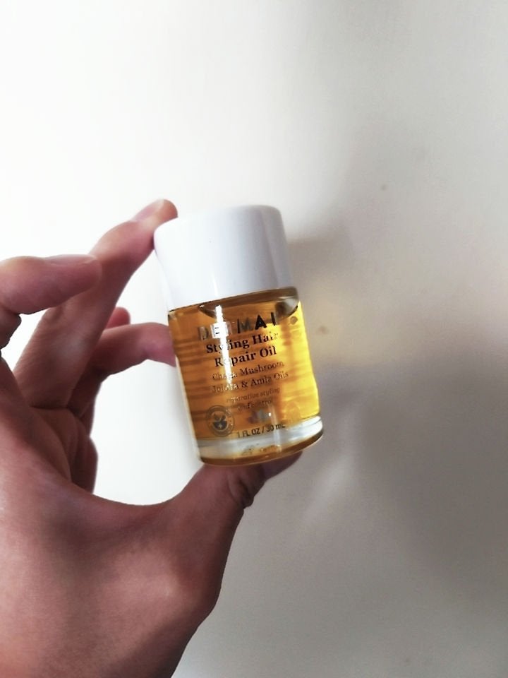 スタイリングヘアリペアオイル/DERMA-E/ヘアオイルを使ったクチコミ(2枚目)