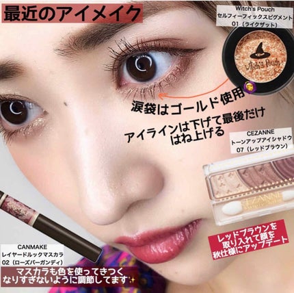 トーンアップアイシャドウ/CEZANNE/アイシャドウパレットを使ったクチコミ(2枚目)