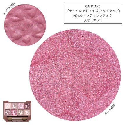 プティパレットアイズ(マットタイプ)/キャンメイク/パウダーアイシャドウを使ったクチコミ(7枚目)