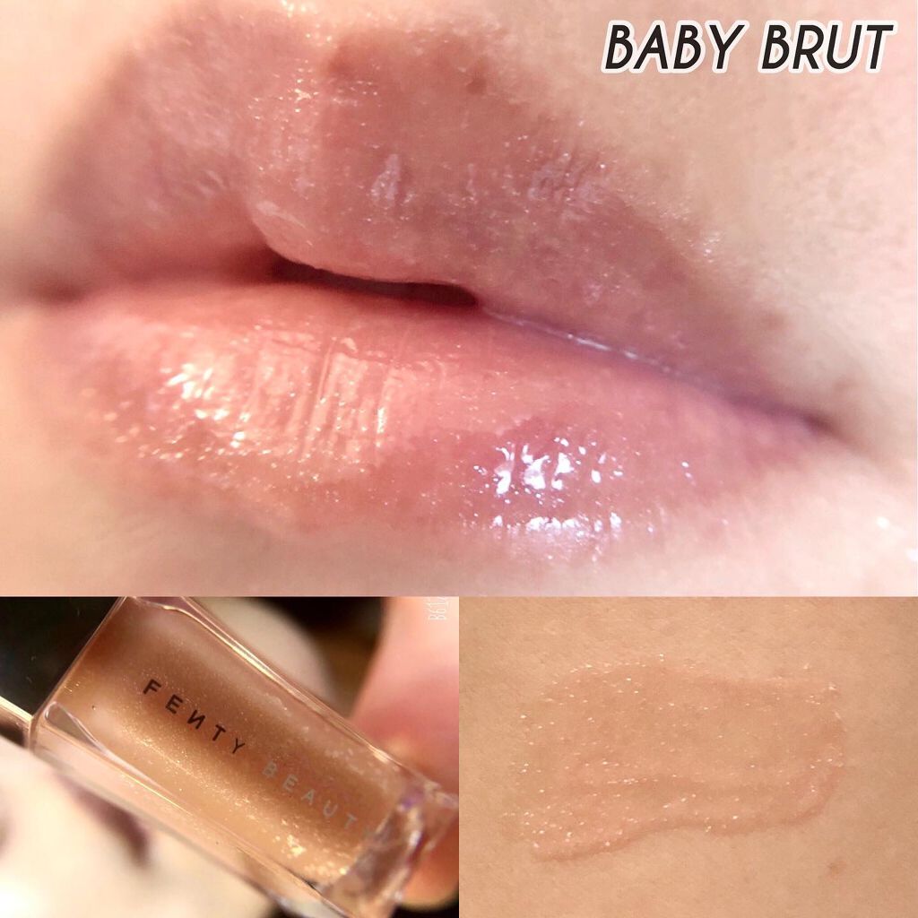 Glossy Posse Mini Gloss Bomb Set: Holo'Daze Edition/FENTY BEAUTY BY RIHANNA/リップグロスを使ったクチコミ(5枚目)