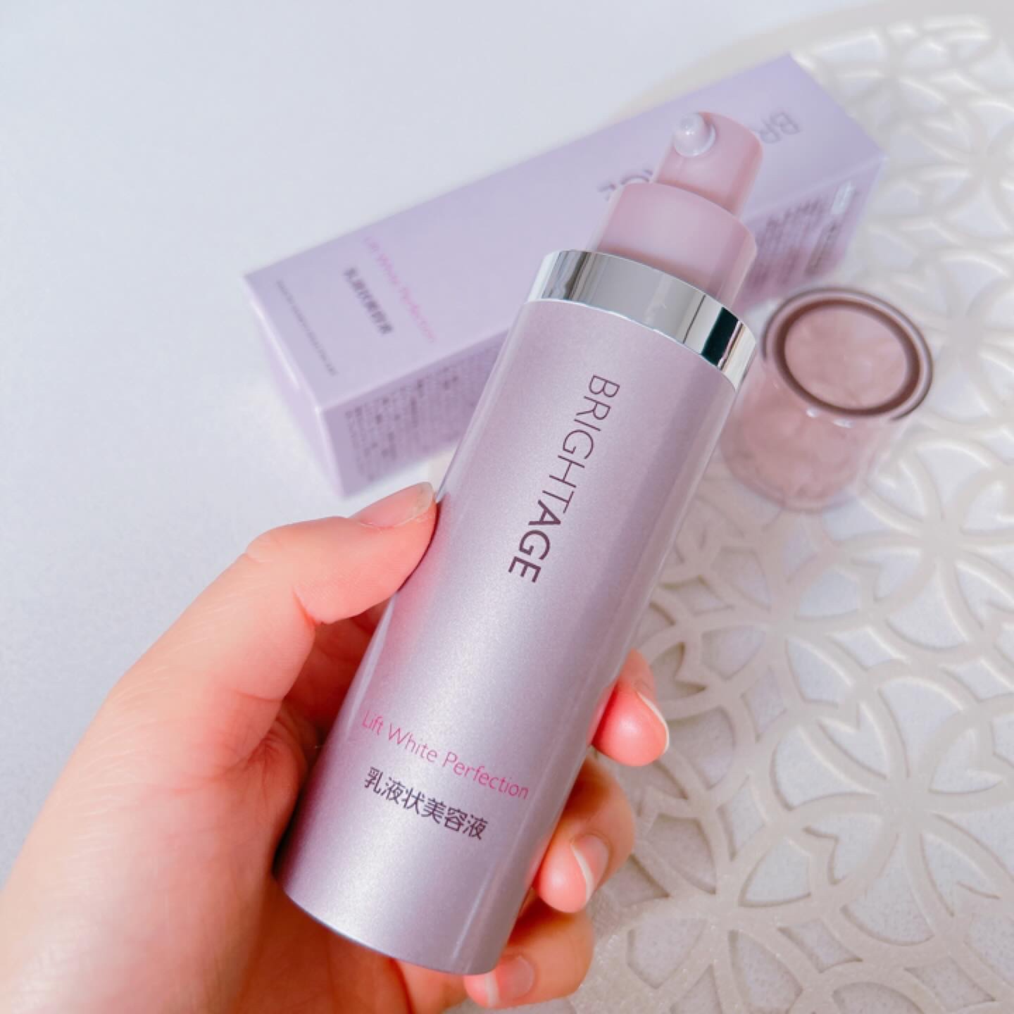 リフトホワイト パーフェクション/BRIGHTAGE/美容液を使ったクチコミ（3枚目）
