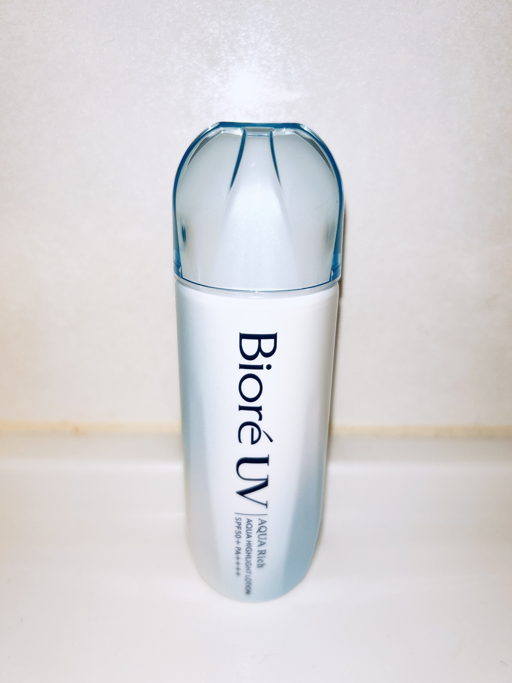 ビオレUV　アクアリッチ　アクアハイライトローション（水層ハイライトUV）/ビオレ/日焼け止めローションを使ったクチコミ（1枚目）