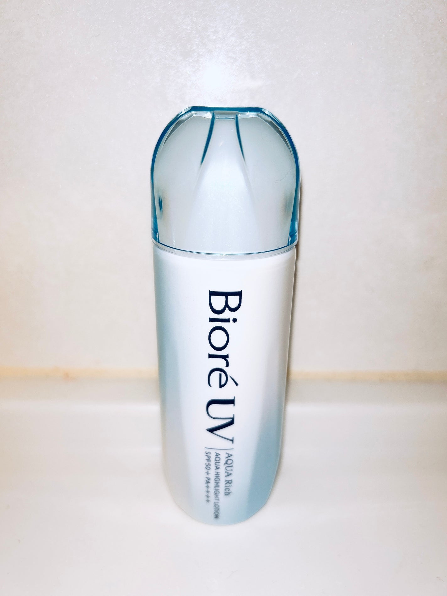 ビオレUV アクアリッチ アクアハイライトローション(水層ハイライトUV)/ビオレ/日焼け止めローションを使ったクチコミ(1枚目)