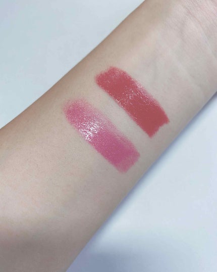 ドラマティックルージュEX RS377 フェイントスマイル/マキアージュ/口紅を使ったクチコミ(3枚目)