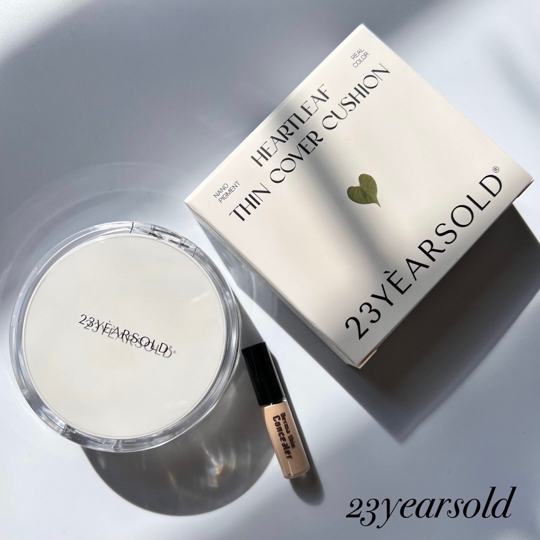 ハートリーフシーンカバークッション/23years old/クッションファンデーションを使ったクチコミ(1枚目)