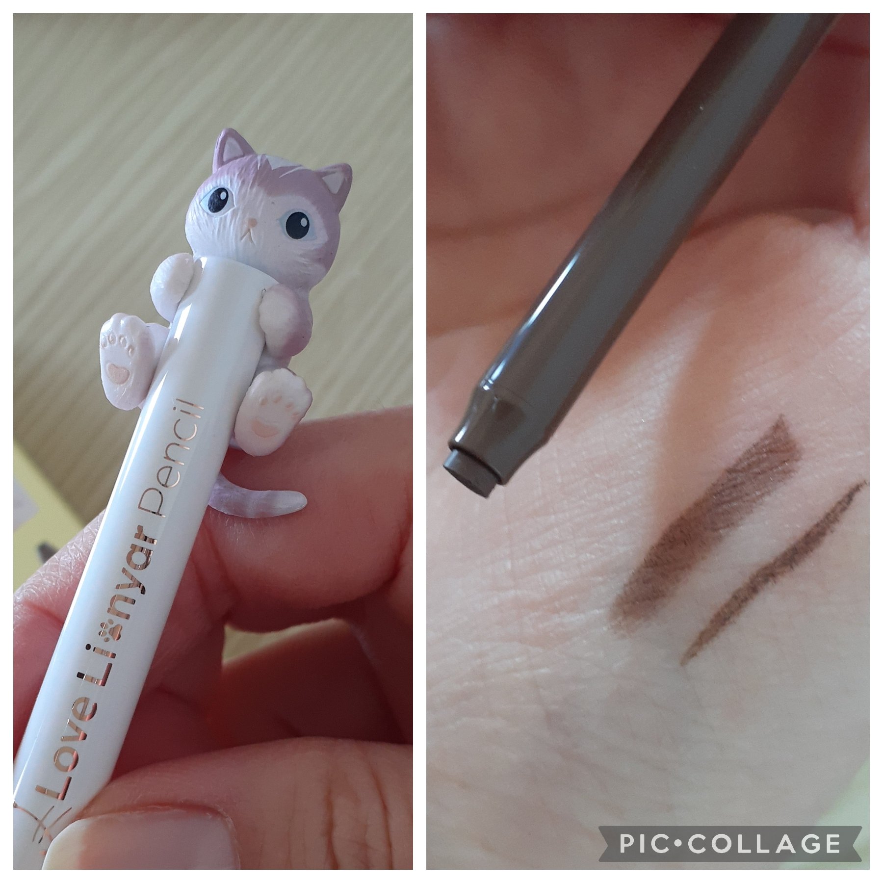ラブ・ライにゃ～　クリームフィットペンシル＜アイライナー＞ ミディアムブラウン/ラブ・ライナー/ペンシルアイライナーを使ったクチコミ（3枚目）