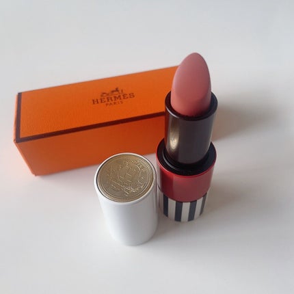 〈ルージュ・エルメス〉 ルージュ ア レーヴル サティネ/エルメス/口紅を使ったクチコミ(4枚目)