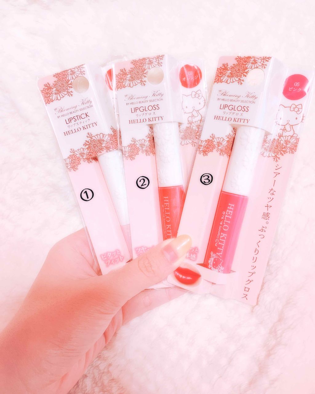 Blooming Kitty リップスティック/DAISO/口紅を使ったクチコミ（1枚目）